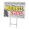 Signmission Matress Sale Yard Sign & Stake outdoor plastic coroplast window, C-1216-DS-Matress Sale C-1216-DS-Matress Sale - alternate 1